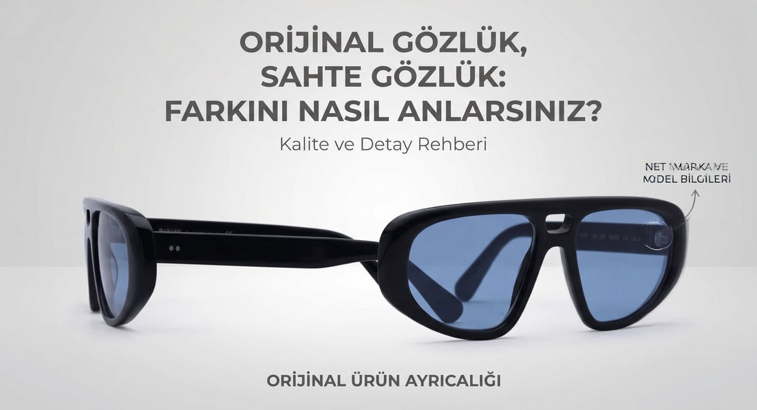 Orijinal Gözlük, Sahte Gözlük: Farkı Nasıl Anlarsınız? Neden Bu Kadar Önemlidir?