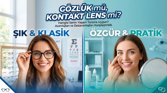 Gözlük mü, Kontakt Lens mi? Hangisi Size Daha Uygun?